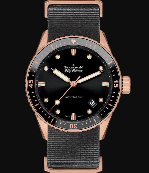 Blancpain Fifty Fathoms Watch Review Bathyscaphe Replica Watch 5000 36S30 NABA